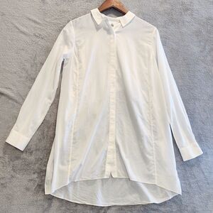 Cabi Love Carol White 100% Cotton Vacation Tunic Size Small Beach Nautical Boho